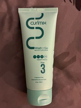 CurlMix Wash + Go Moisturizer - Heavy Hold, for curly hair. Step 3.